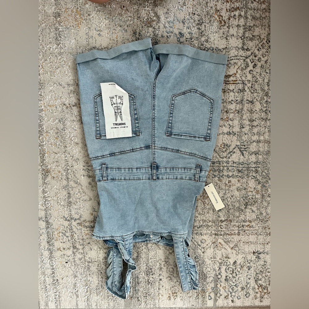 Jean Overalls with shorts